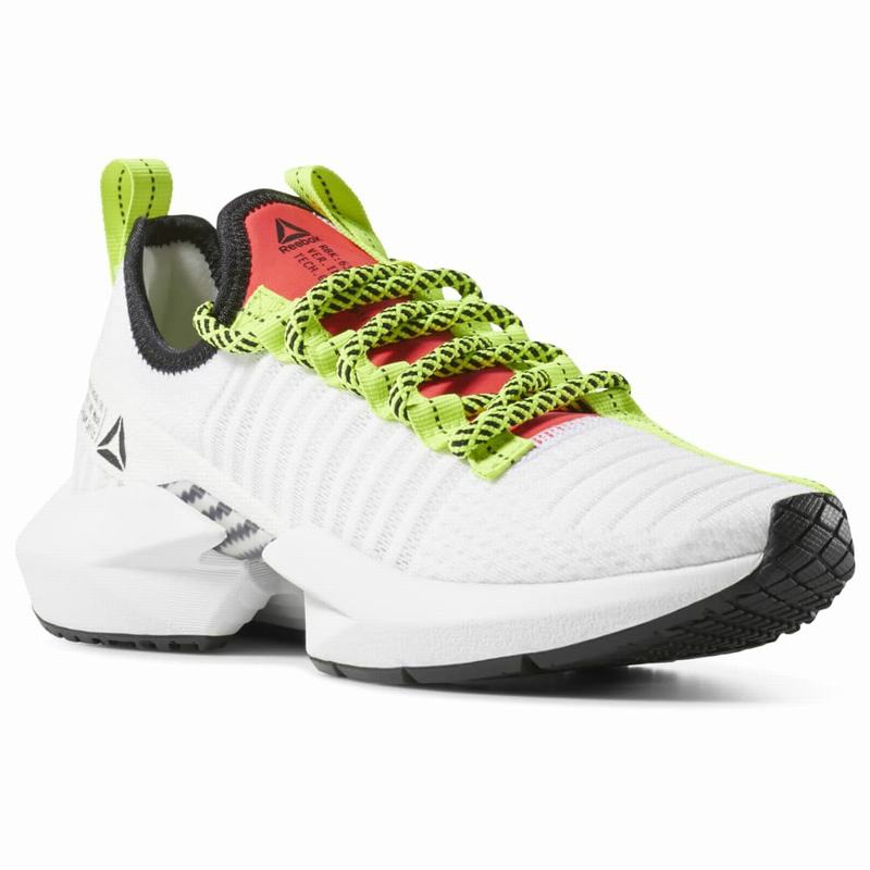 Pantofi Sport Reebok Sole Fury Dama Albi/Verzi/Roz Romania HQ7430TX